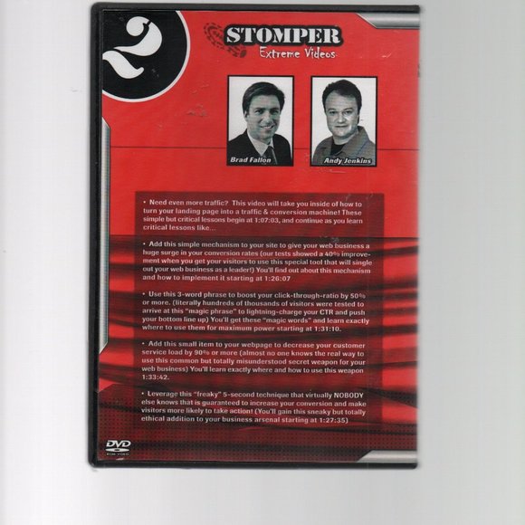 Bundle of 22 Search Engine Optimization SEO DVD's Stomping the Search Engines - Picture 6 of 10